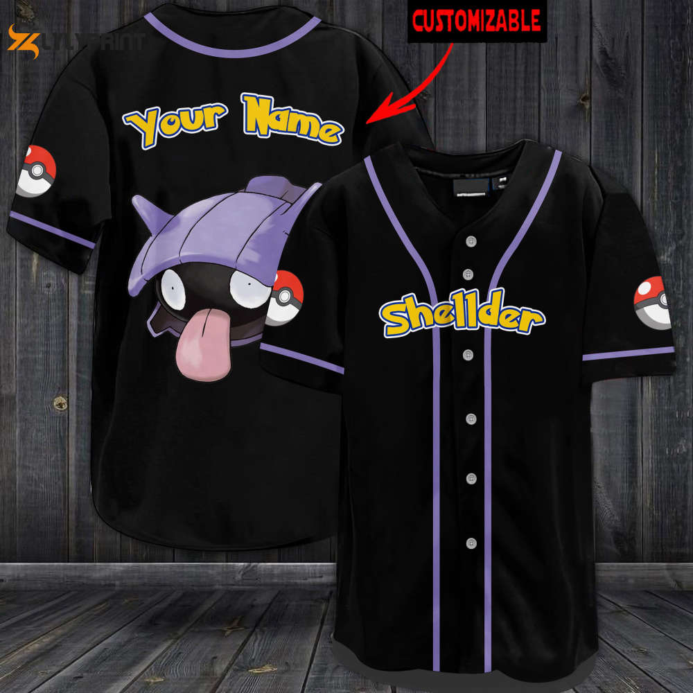 Personalized Shellder Baseball Jersey - lylyprint.com