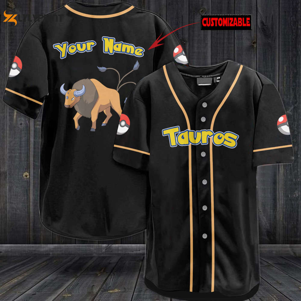 Personalized Tauros Baseball Jersey - lylyprint.com