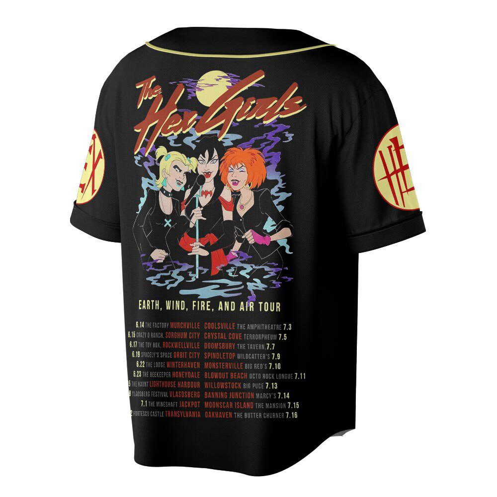 Personalized The Hex Girls Rock Band Music Baseball Jersey For Men Women - lylyprint.com