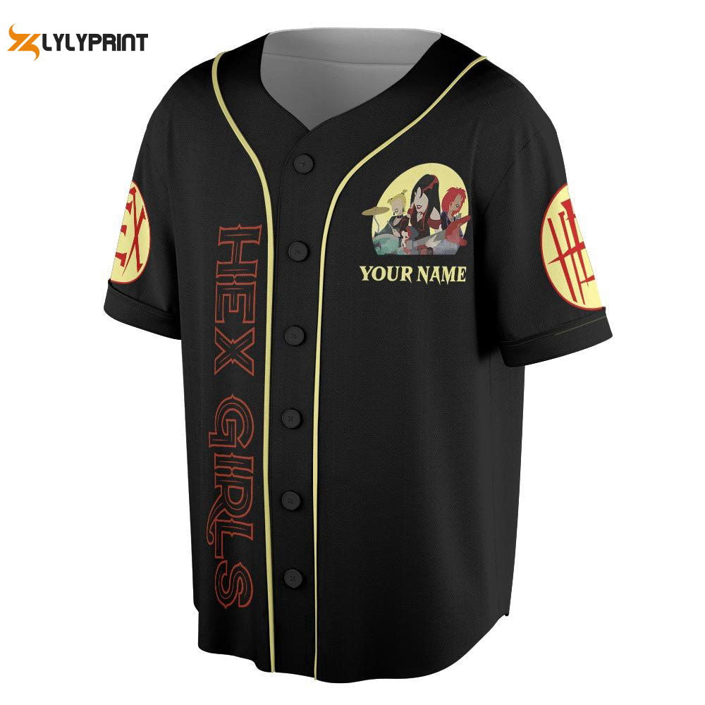 Personalized The Hex Girls Rock Band Music Baseball Jersey For Men Women - lylyprint.com