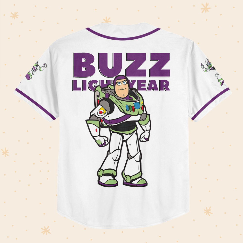 Personalized Toy Story Buzz Lightyear Awesome Baseball Jersey - lylyprint.com