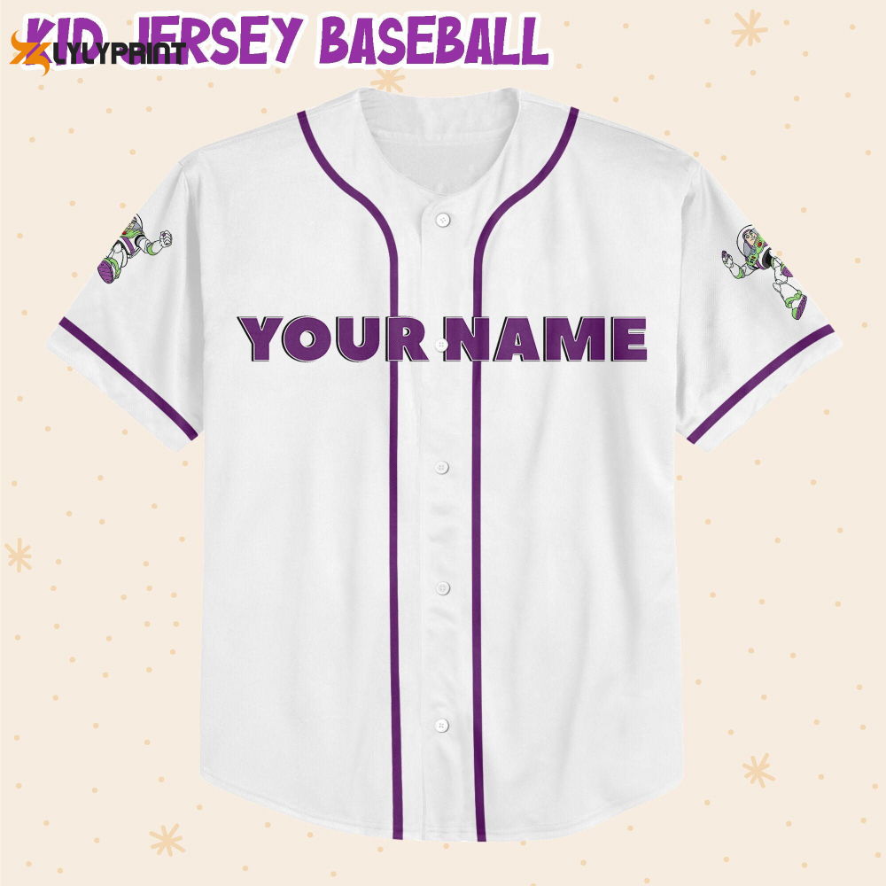 Personalized Toy Story Buzz Lightyear Awesome Baseball Jersey - lylyprint.com