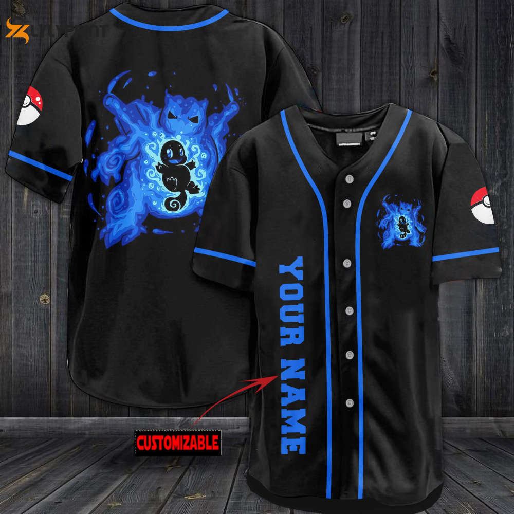 Personalized Zenigame Baseball Jersey - lylyprint.com