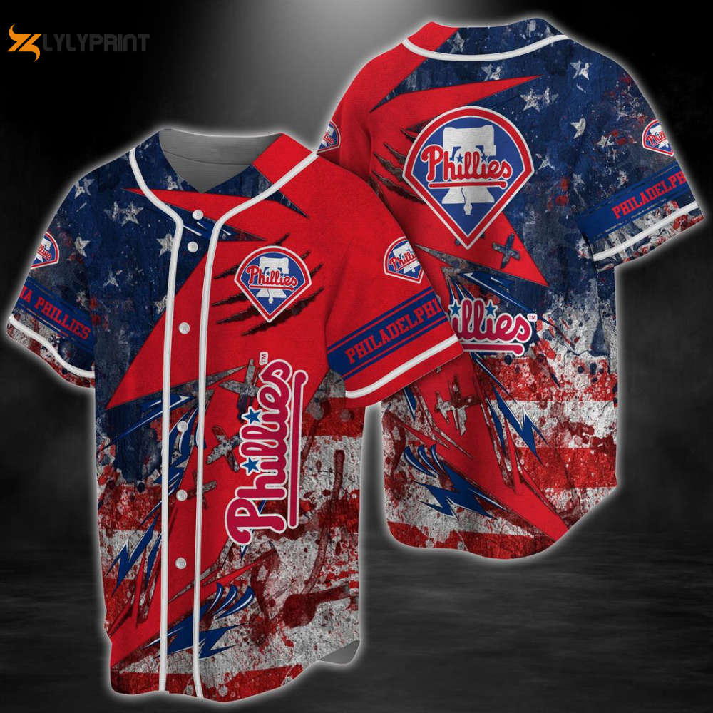 Philadelphia Phillies Baseball Jersey Gift for Men Women - lylyprint.com