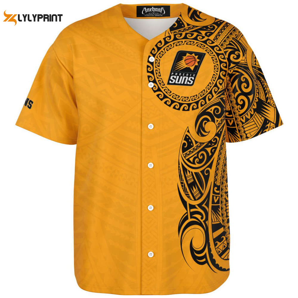 Phoenix Suns Baseball Jersey For Fans BJ0062 - lylyprint.com