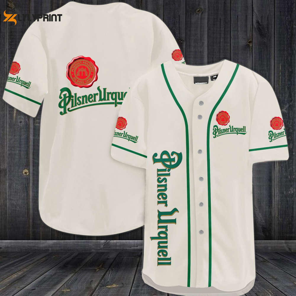 Pilsner Urquell Beer Baseball Jersey - lylyprint.com
