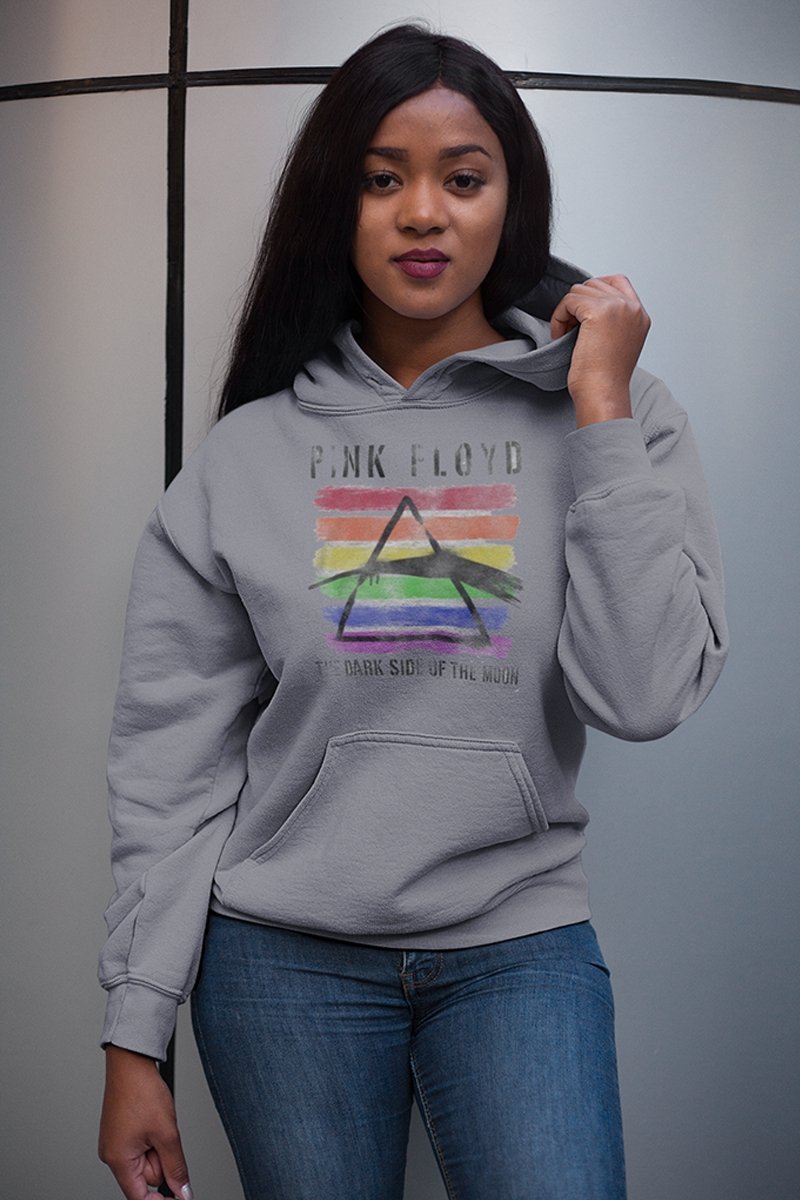Pink Floyd Blk Light Boyfriend Hoodie