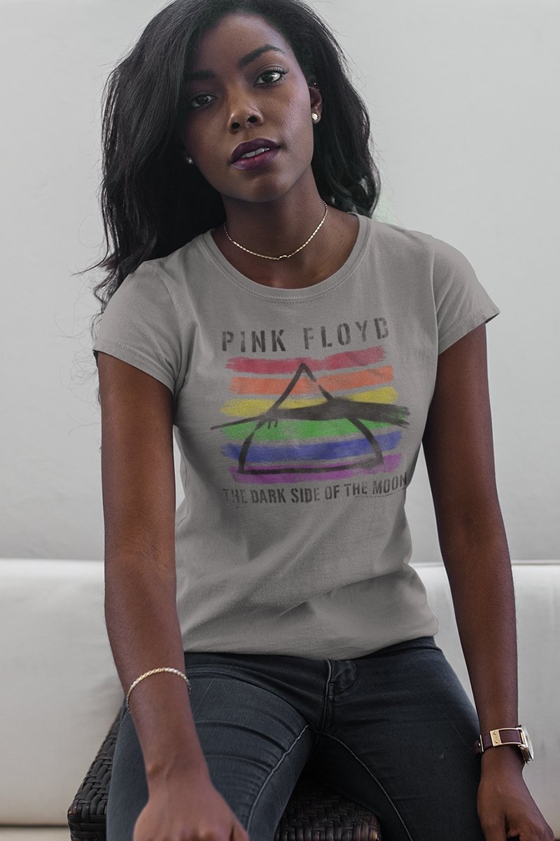 Pink Floyd Blk Light Boyfriend Tee