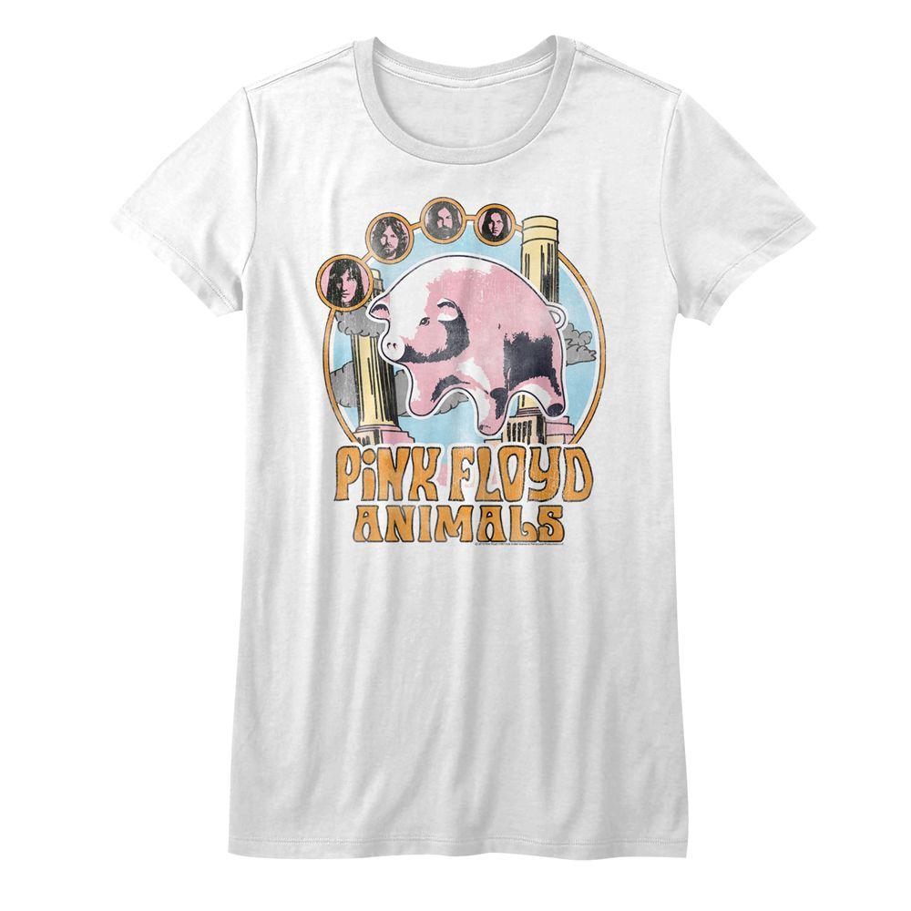 Pink Floyd Circle Pig Womens T-Shirt
