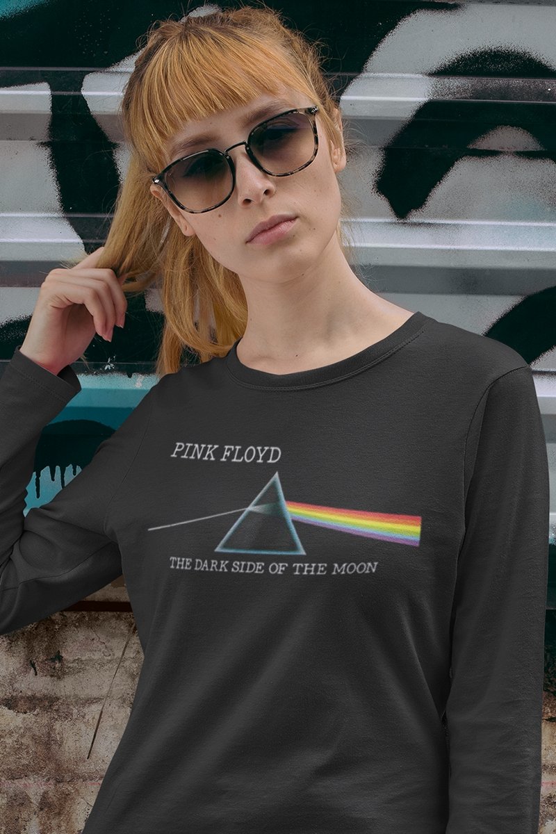 Pink Floyd Dsotm Simple Long Sleeve Boyfriend Tee
