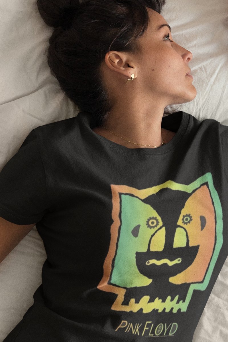 Pink Floyd Gradient Division Bell Boyfriend Tee