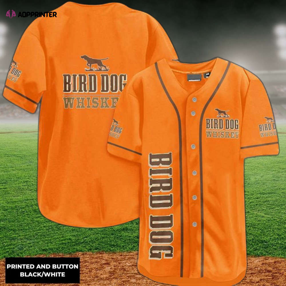 Play ball in style with our Orange Bird Dog Baseball Jersey - Aopprinter