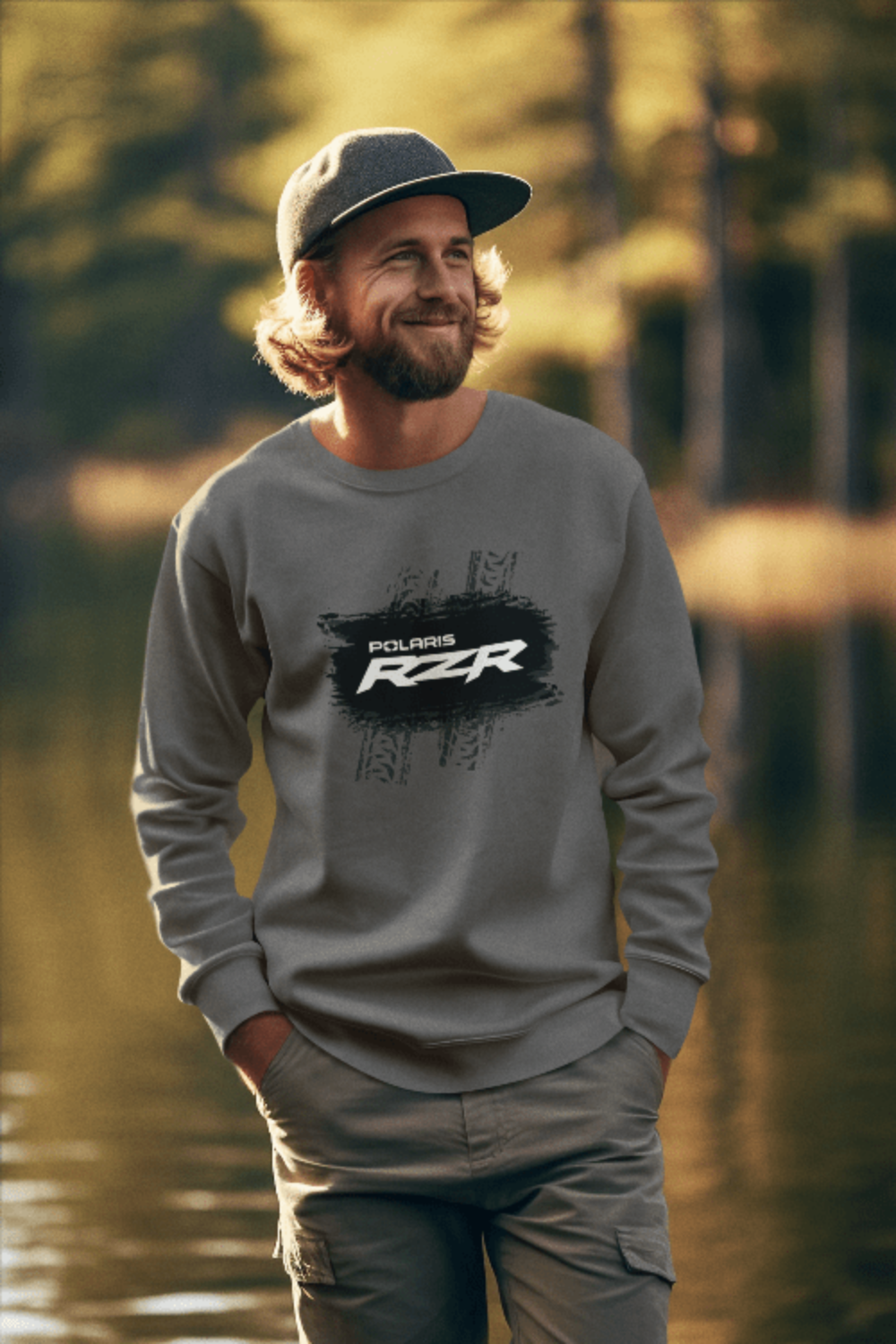 Polaris Adventure Gear Ã¢â‚¬â€œ Crewneck Sweatshirt for Off-Road Fans
