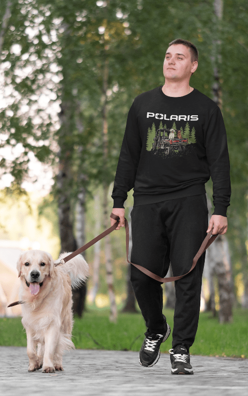 Polaris General Dog Crewneck Sweatshirt-Offroad