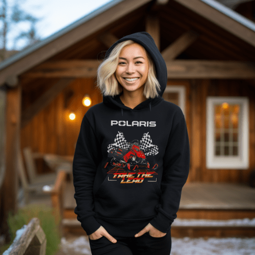 Polaris Indy Snowmobile Hoodie-Take the Lead
