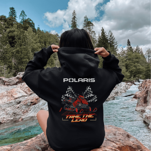 Polaris Indy Snowmobile Zip-Up Hoodie