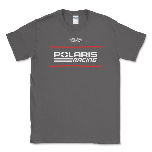 Polaris Men's Big and Tall Racing Flag T-shirt