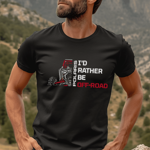 Polaris Men's Big and Tall RZR Shirt-I'd Rather Be Off Road