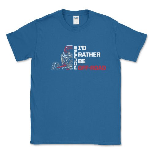 Polaris Men's Big and Tall RZR Shirt-I'd Rather Be Off Road