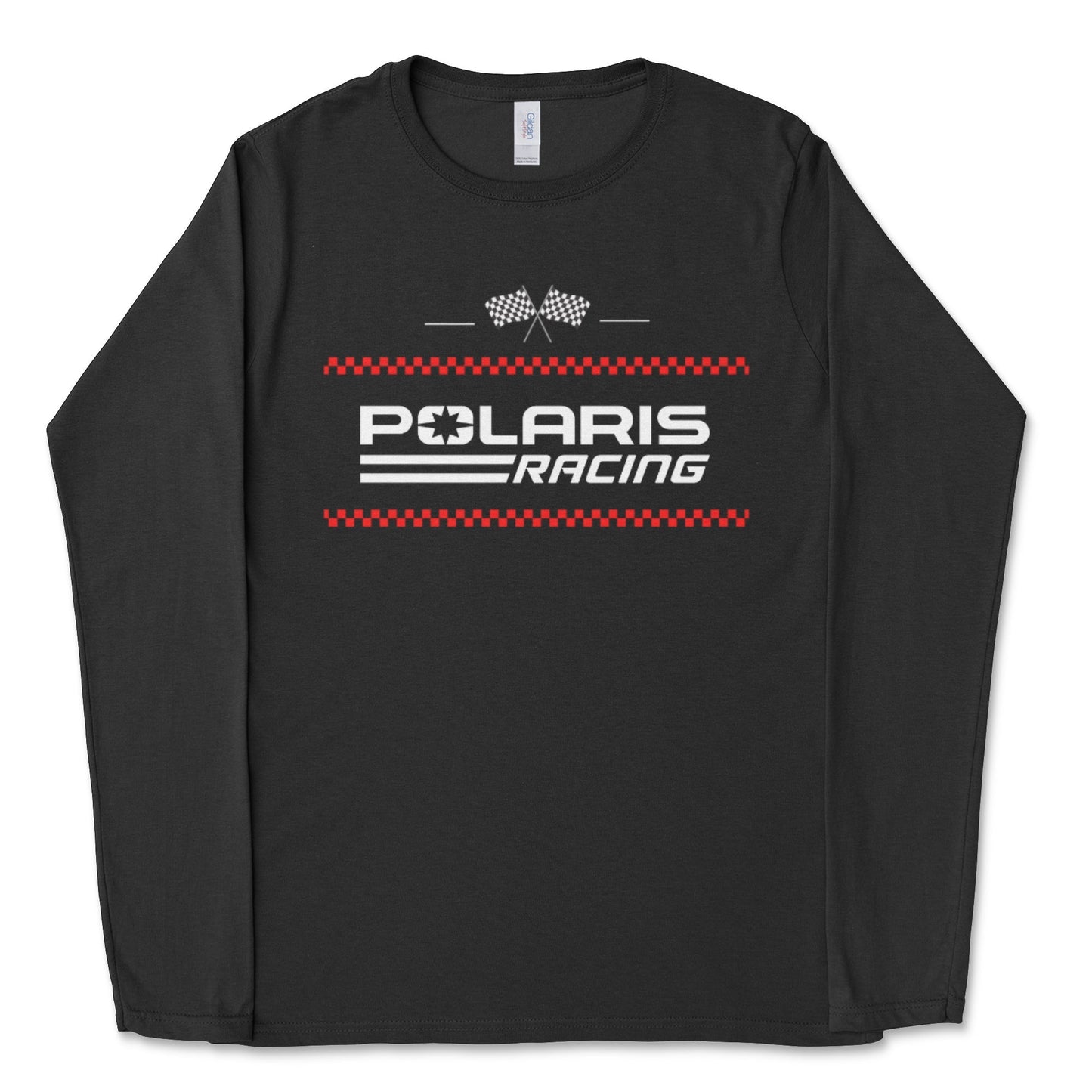Polaris Racing Flag Longsleeve Tee Shirt