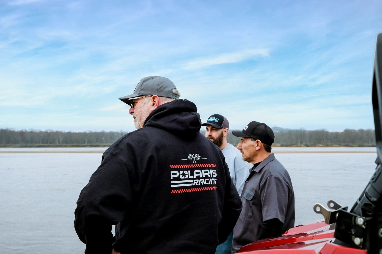 Polaris Racing Flag Zip-Up Hoodie