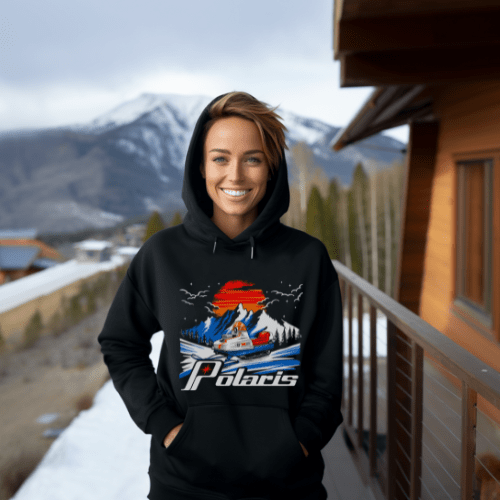 Polaris Retro 70's Snowmobile Hoodie