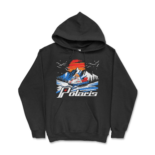 Polaris Retro 70's Snowmobile Hoodie