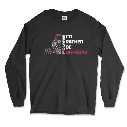Polaris RZR - I'd Rather Be Off Road Long Sleeve Tee
