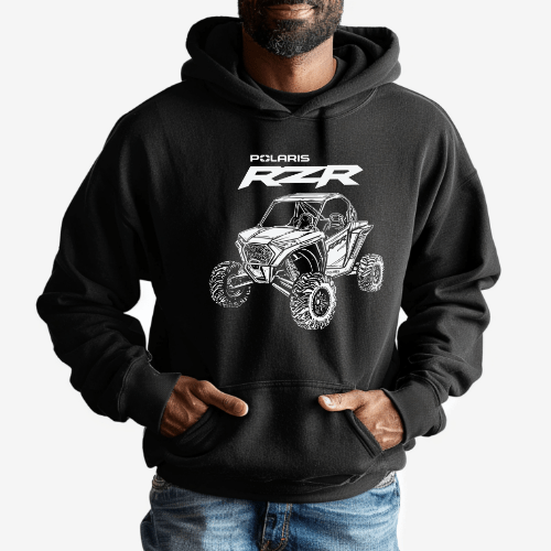 Polaris RZR Offroad Hooded Sweatshirt: Embrace the Trail