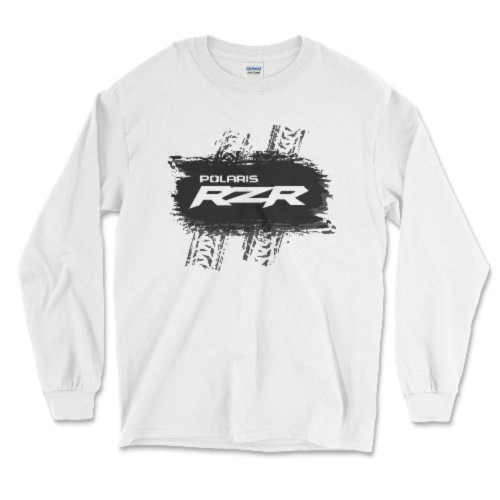 Polaris RZR White Long Sleeve Tee: Adventure-Ready Gear