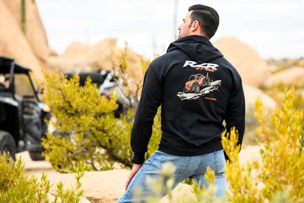 Polaris RZR Zip-Up Hoodie-Exclusive Polaris Apparel