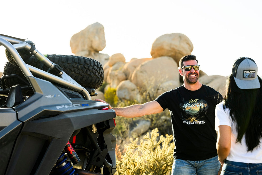 Polaris Seek Adventure T-Shirt : Adventure Starts Here