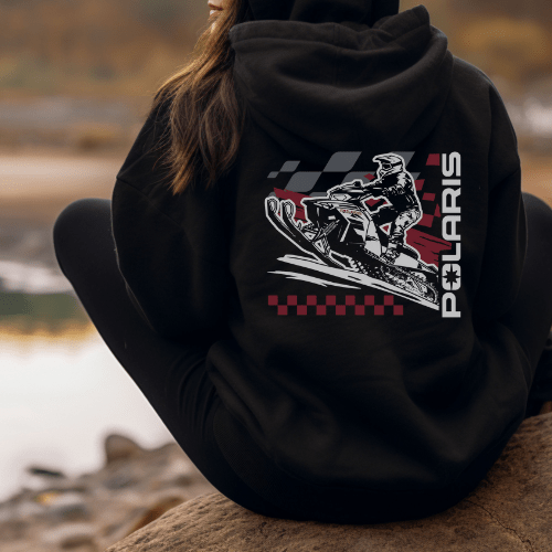 Polaris Snowmobile Gear Zip-Up Hoodie
