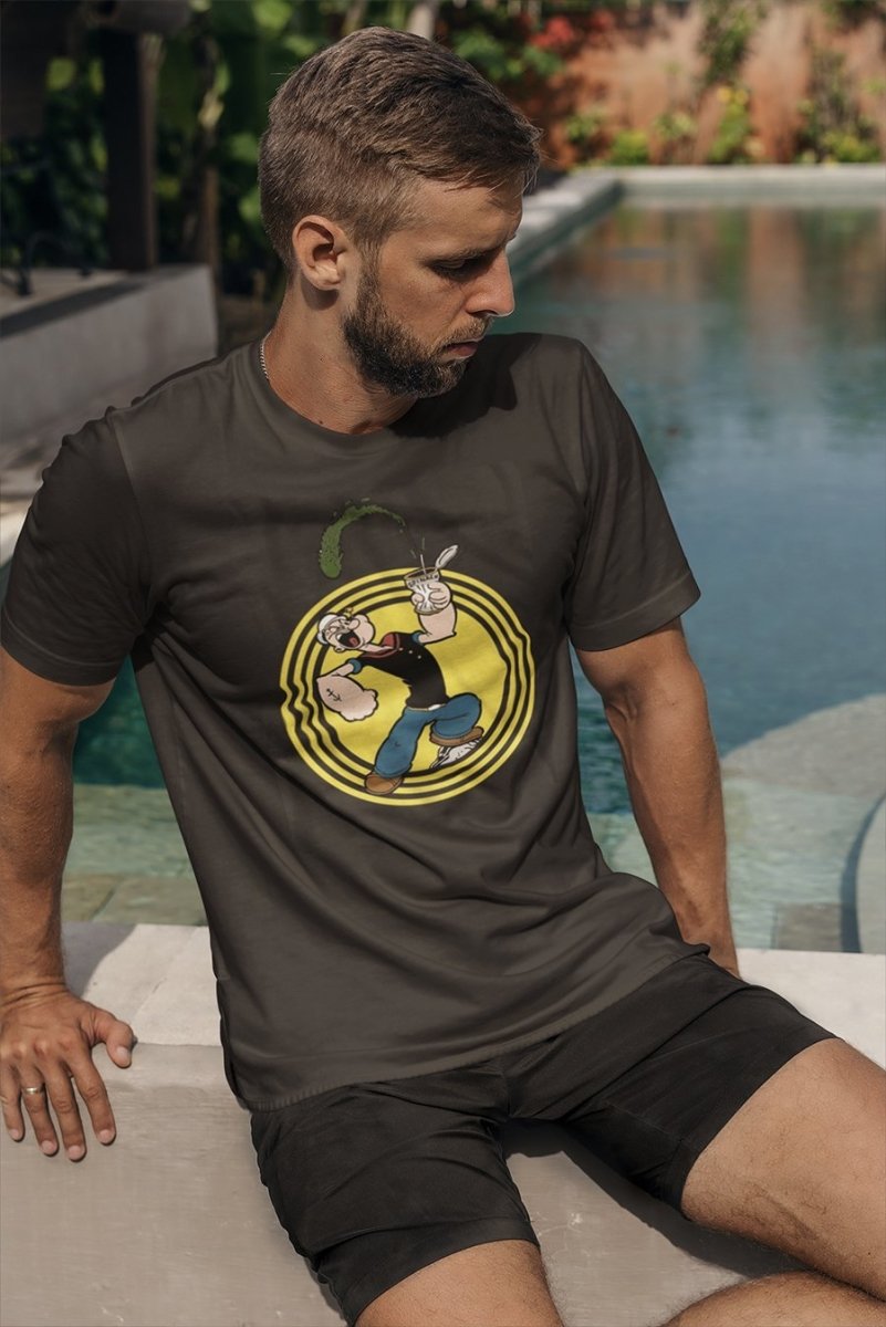 Popeye Popeye Spinach Circle T-Shirt