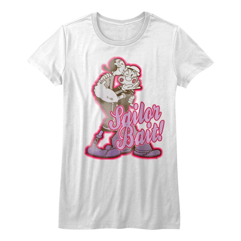 Popeye Sailor Bait Womens T-Shirt