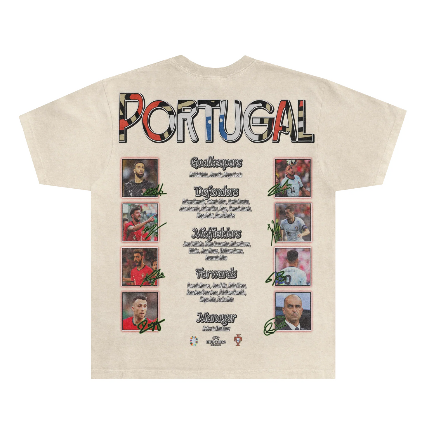 Portugal Euro '24 Tee Style003
