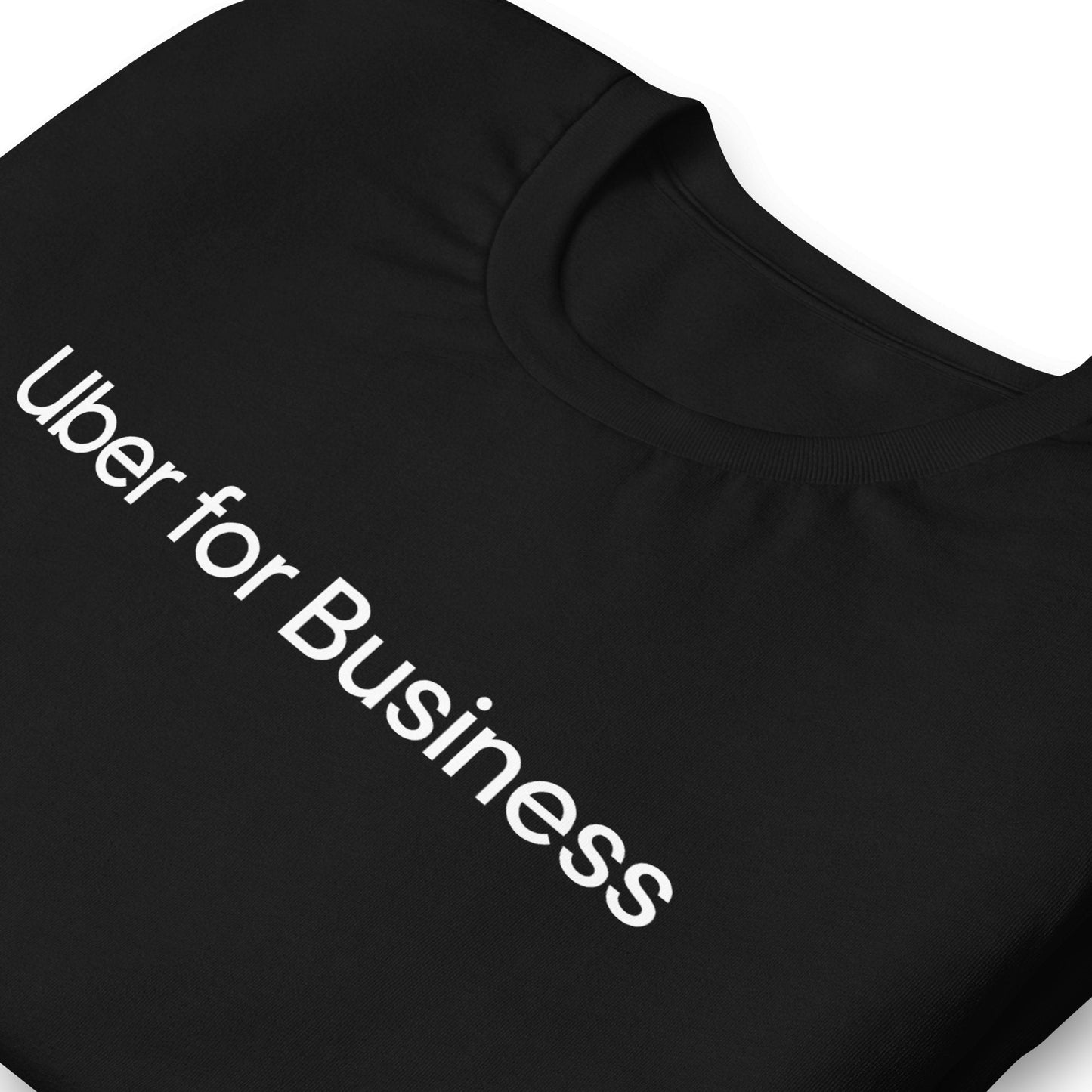 Premium Crew Neck T-Shirt - Black - Uber - International