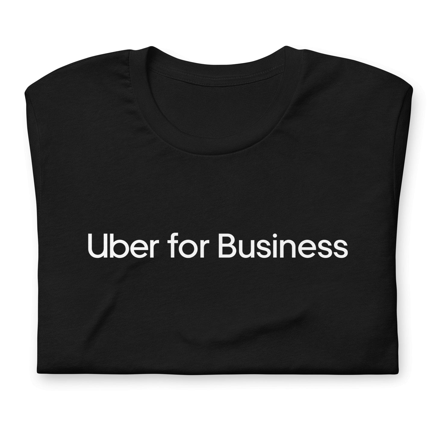 Premium Crew Neck T-Shirt - Black - Uber - International