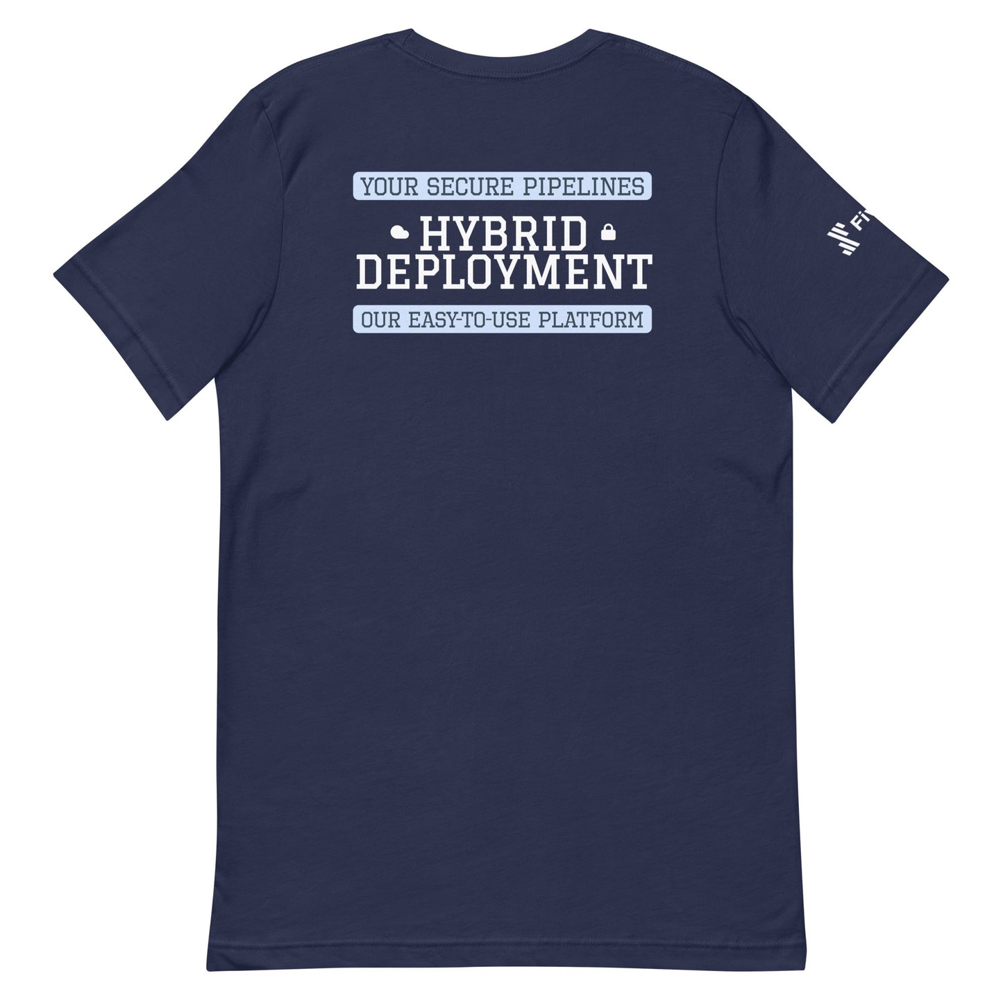 Premium Crew Neck T-Shirt - Navy - FiveTran