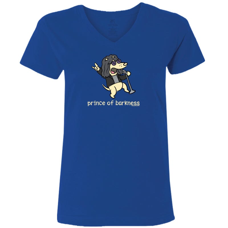 Prince of Barkness - Ladies T-Shirt V-Neck
