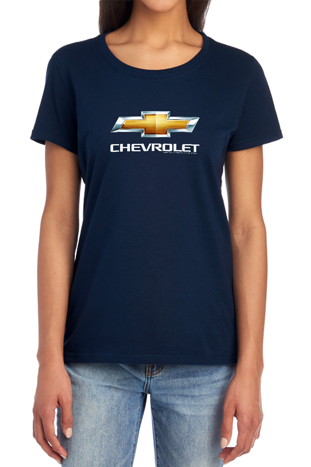 Chevrolet Chevy Bowtie Stacked - Women's T-Shirt Style002