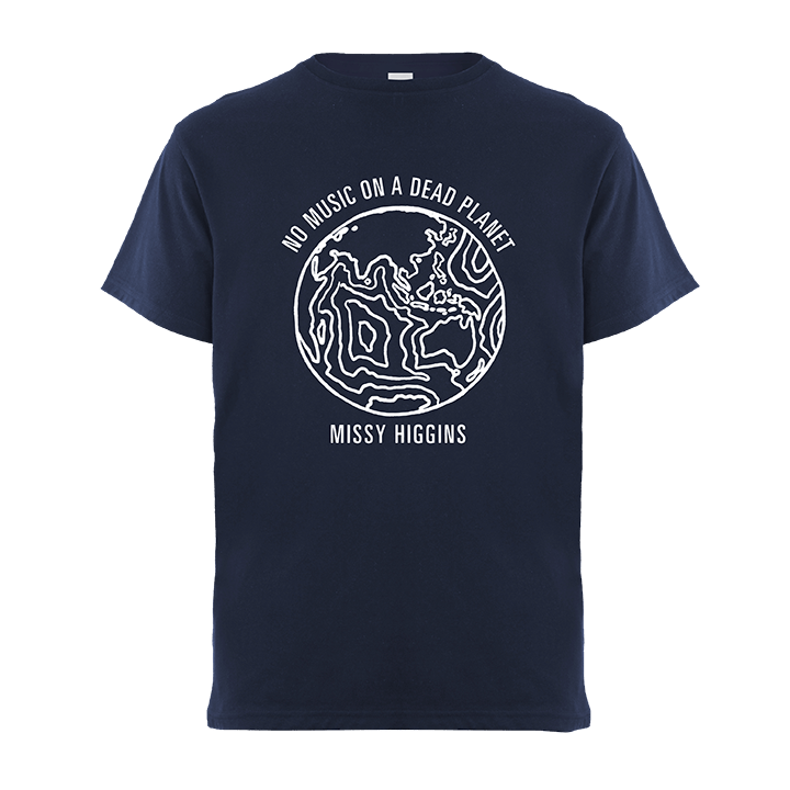 Missy Higgins / No Music On A Dead Planet Tee (Navy)