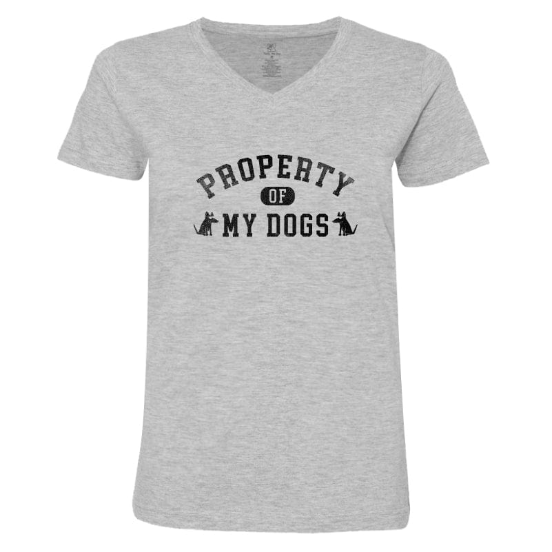 Property of my Dog(s) - Ladies T-Shirt V-Neck
