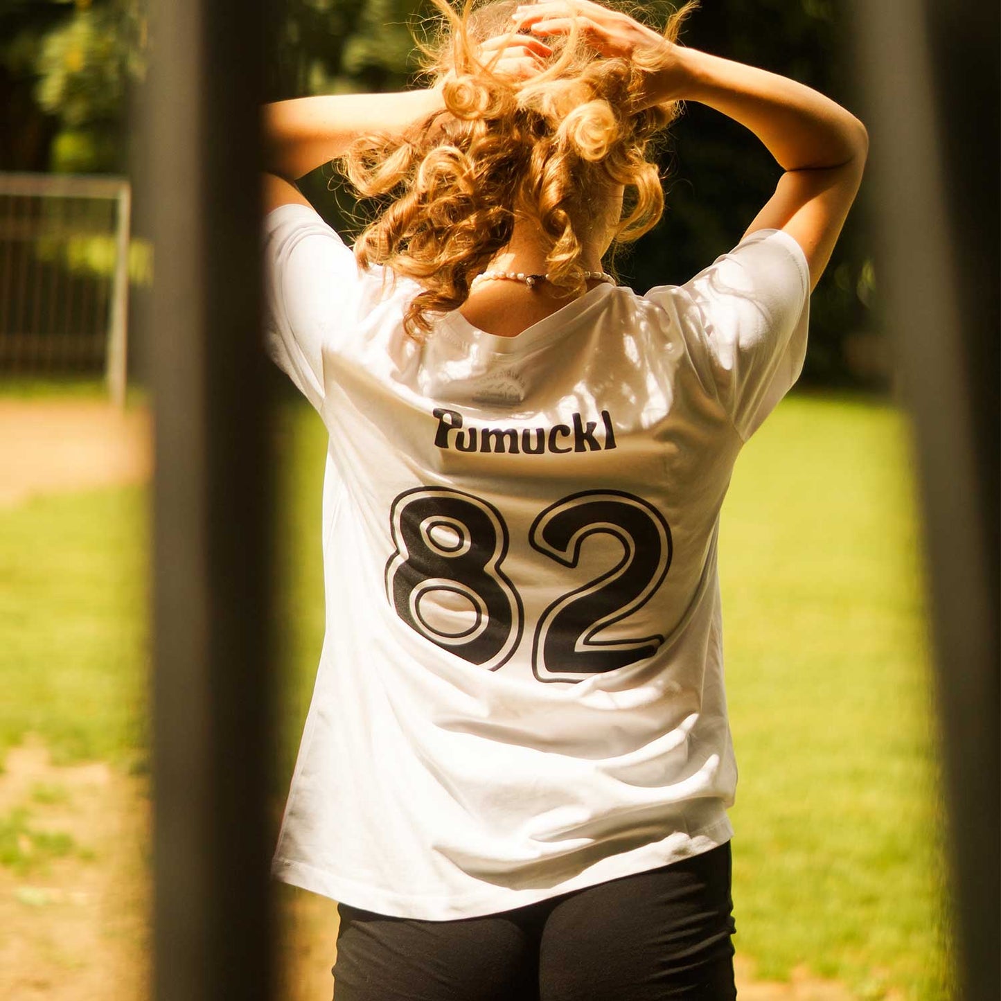 Ã‚Â®Pumuckl Damen T-Shirt "FuÃƒÅ¸ball Kobold"