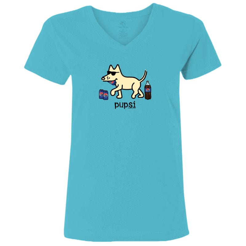 Pupsi - Ladies T-Shirt V-Neck