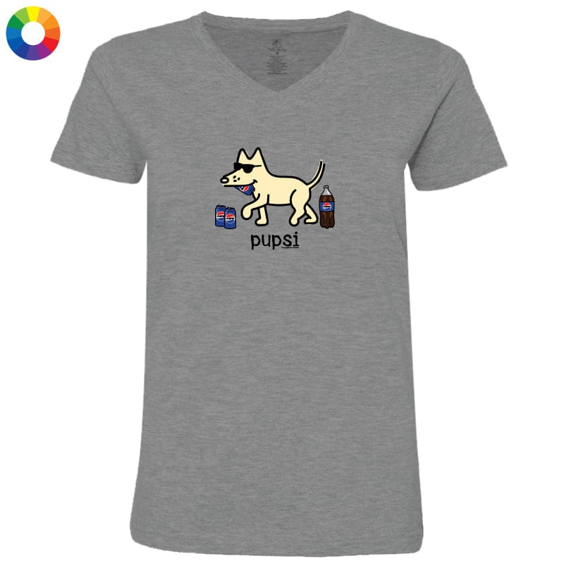 Pupsi - Ladies T-Shirt V-Neck