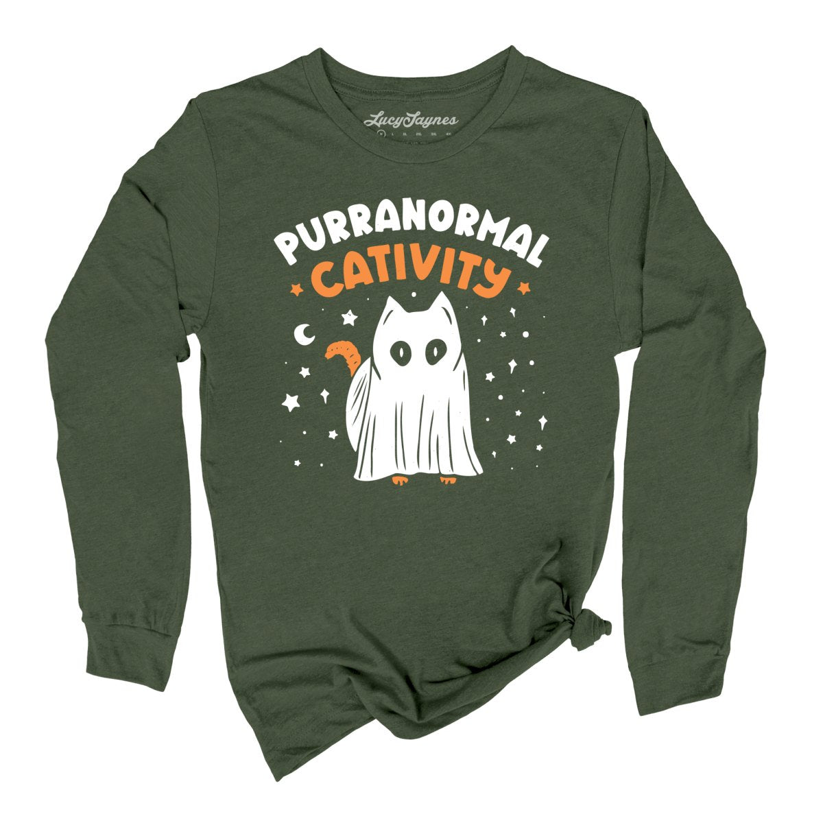 Purranormal Cativity Long Sleeve Tee
