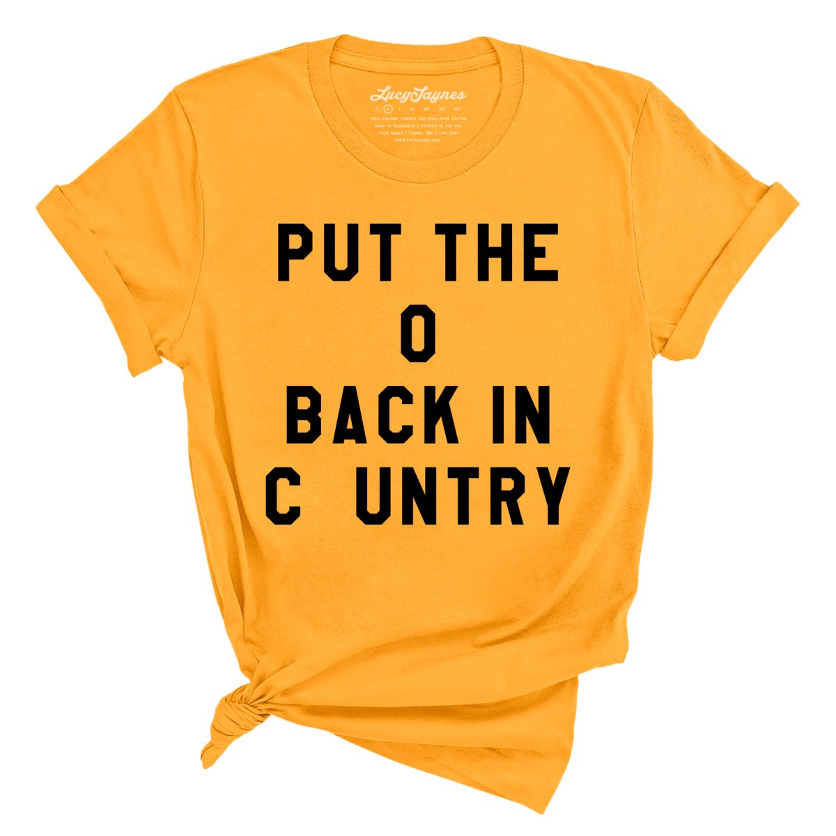 Put the O Back in Cuntry Tee