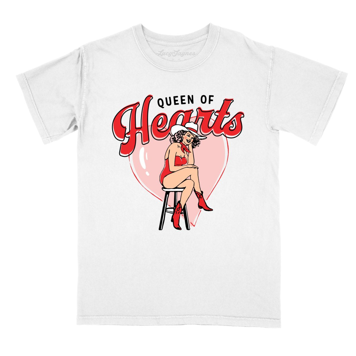 Queen Of Hearts Comfort Colors Tee