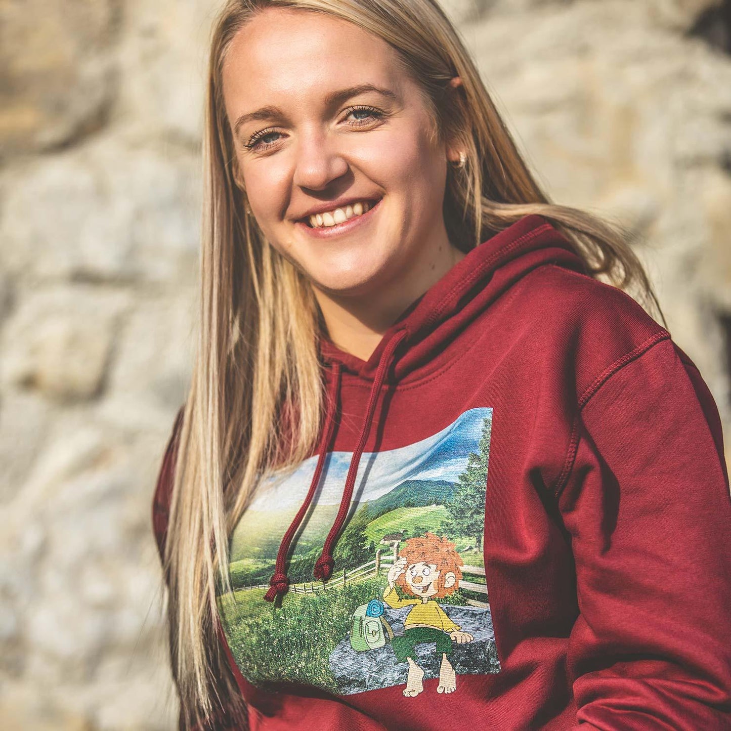 Â®Pumuckl Damen Hoodie "Berg-Kobold"